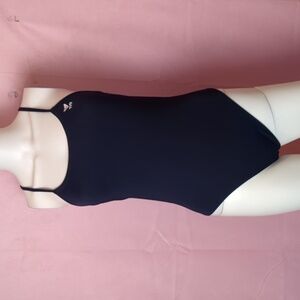 TYR Dark Blue Open Back One Piece Swimsuit size 34 US 6